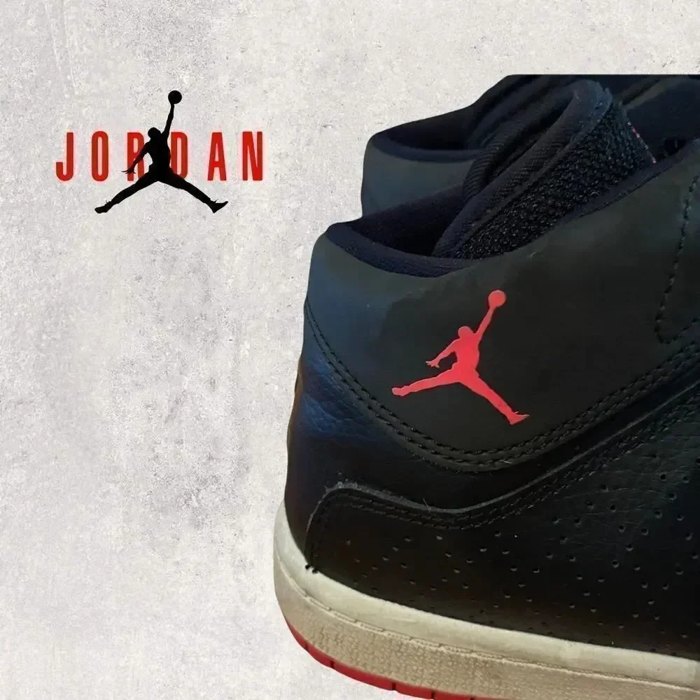 Nike Air Jordan 1 Flight 5 PREMIUM GP Black Pink Sneakers 2.5 2.5Y
